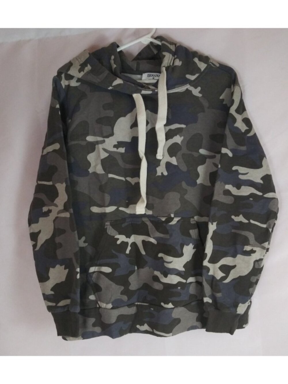 Zenana Women's Warm Dusty Camo Hoodie Size Medium